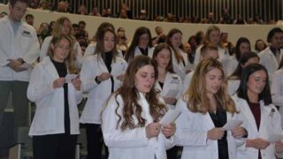 Albany Medical College class of 2026 at the White Coat Ceremony