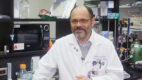 Dr. Ariel Jaitovich in his lab at Albany Medical College, where he is researching long Covid.