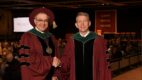 Dr. Alan Boulos and Dr. Dennis P. McKenna at Dean Boulos' installation ceremony