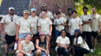 Group photo of medical service performing services in the community