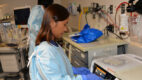 Clinical staff wear IsoGuardian's reusable isolation gown during a pilot study at Albany Medical Center