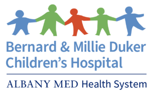 Bernard & Millie Duker Children's Hospital logo
