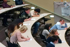 Local students participating in the Albany Regional Brain Bee