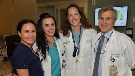 Four members of the Neonatology division