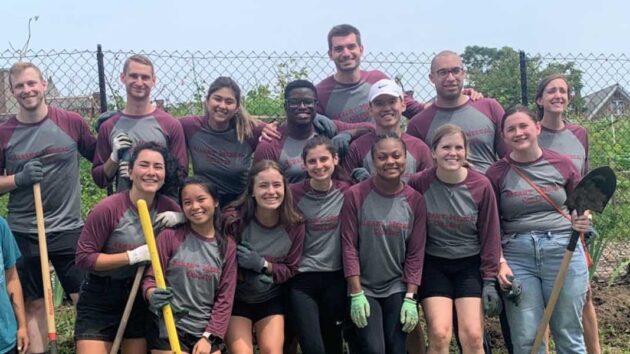 New medical students learn about the local community by volunteering as part of Albany Medical College's 11th annual "Day of Service and Engagement"