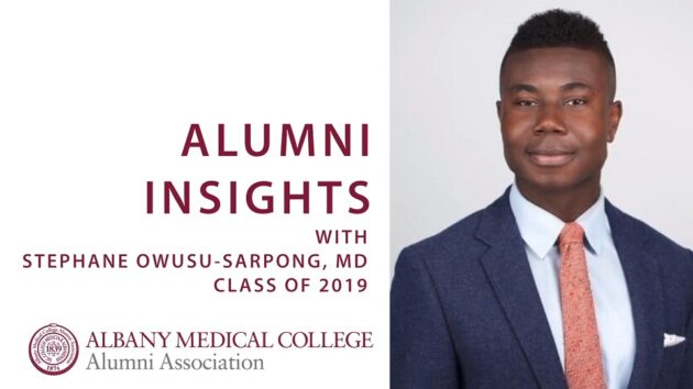 A headshot of alumni Stephane Owusu-Sarpong from the class of 2019
